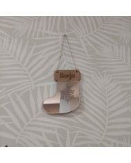 Espejo Calcetín Con o Sin Saco con Copo Grabado