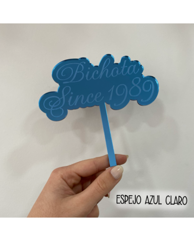 Topper " Bichota Since " y Año de Nacimiento