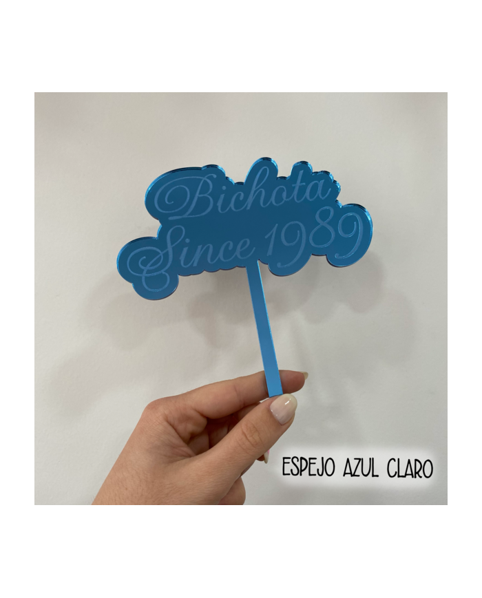 Topper " Bichota Since " y Año de Nacimiento