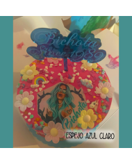 Cruz Decorativa de Madera con Nombre para Bautizos o Comuniones