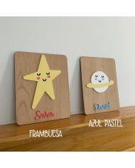 Cartel Infantil Estrella Con Nombre