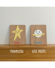 Cartel Infantil Estrella Con Nombre