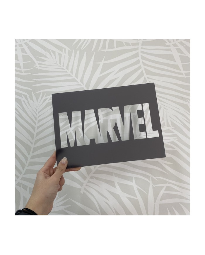 Cuadro Letrero Marvel - Varios Tamaños