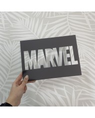 Cuadro Letrero Marvel - Varios Tamaños