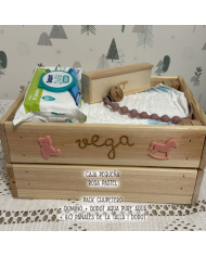 Chupetero de Madera Personalizado con Nombre Grabado