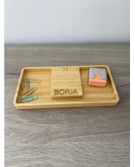 Cargador organizador con nombre