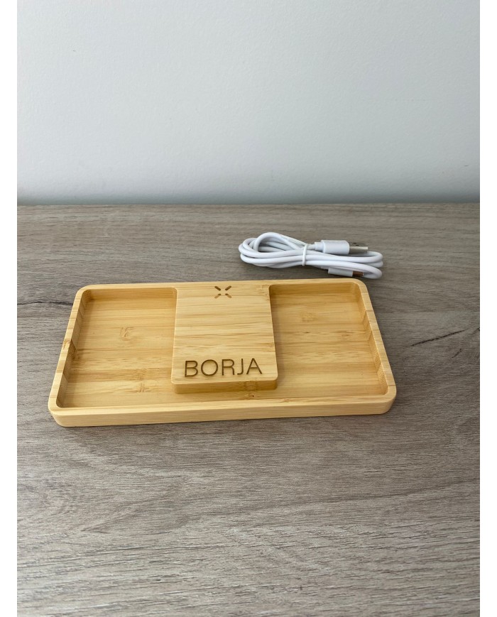 Cargador organizador con nombre