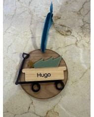 Bola de navidad carro arce