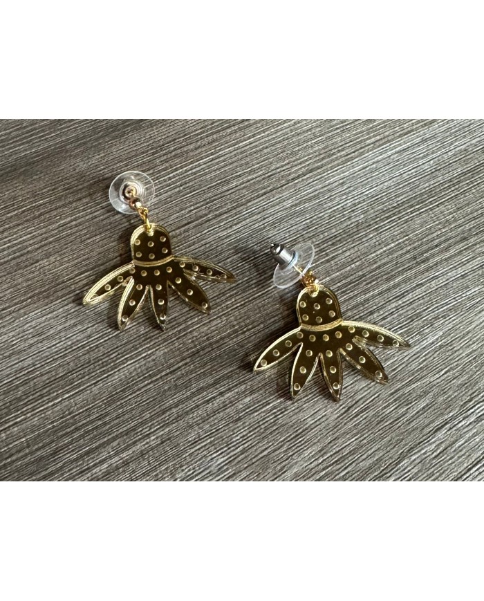 Pendientes espiga pequeña con lunares