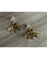 Pendientes espiga pequeña con lunares