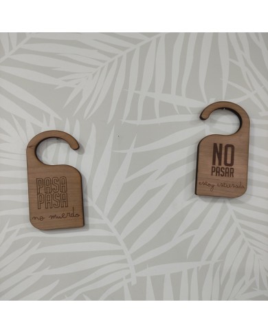 Colgador Puerta Estoy Estresada - No Muerdo