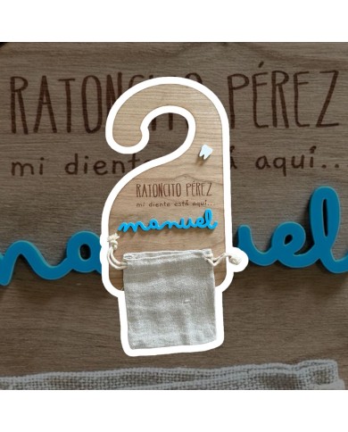 Percha " Ratoncito Pérez, mi diente está aquí