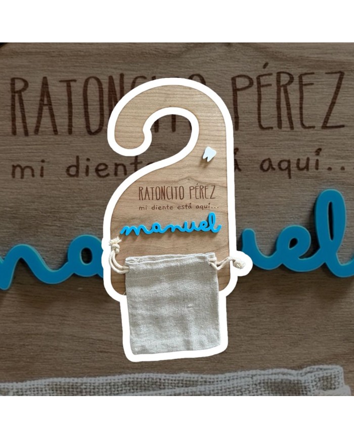 Percha " Ratoncito Pérez, mi diente está aquí