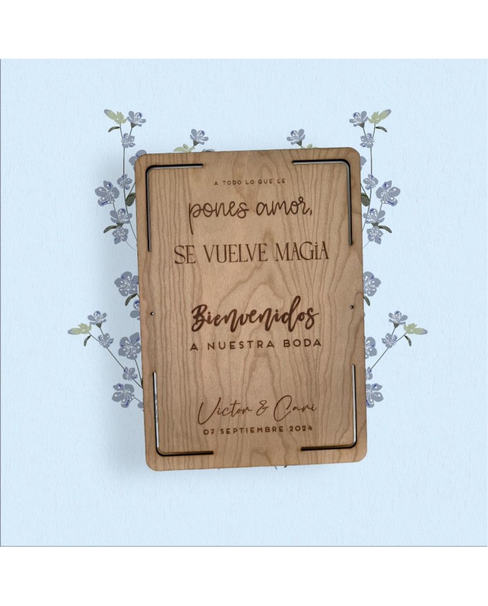 Cartel " A todo lo que pones amor"