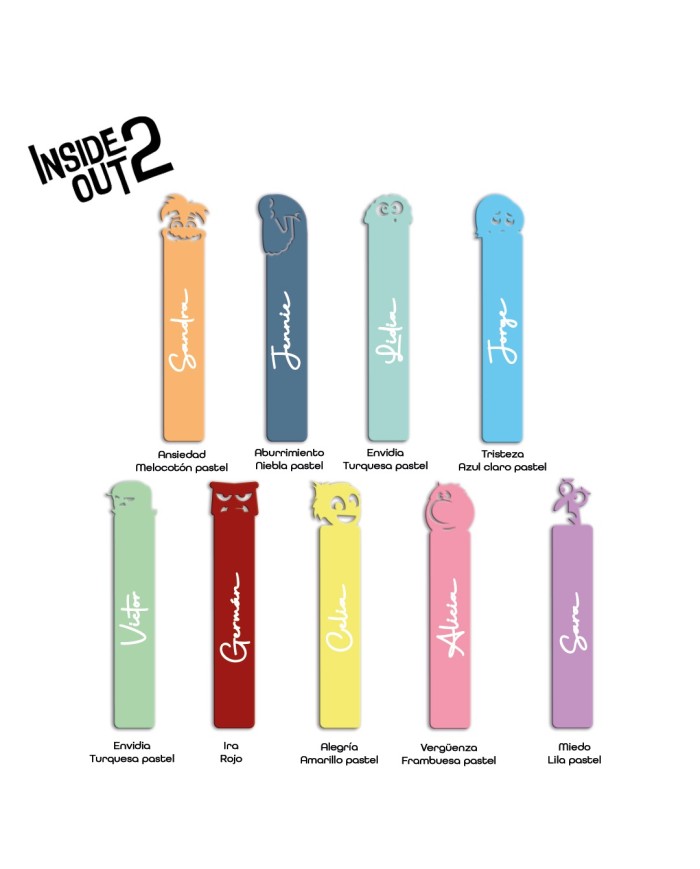 Marcapáginas " Emociones"