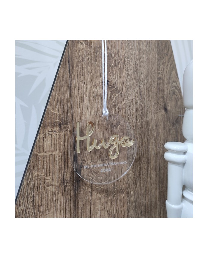 Bola de Navidad Mi primera Navidad Transparente