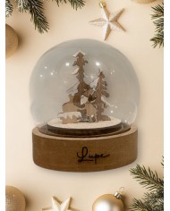 BOLA NAVIDAD LED, CON NOMBRE GRABADO.