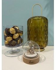 BOLA NAVIDAD LED, CON NOMBRE GRABADO.