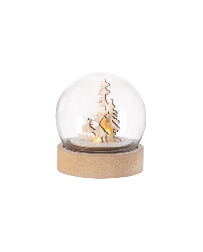 BOLA NAVIDAD LED, CON NOMBRE GRABADO.