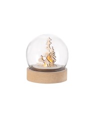 BOLA NAVIDAD LED, CON NOMBRE GRABADO.