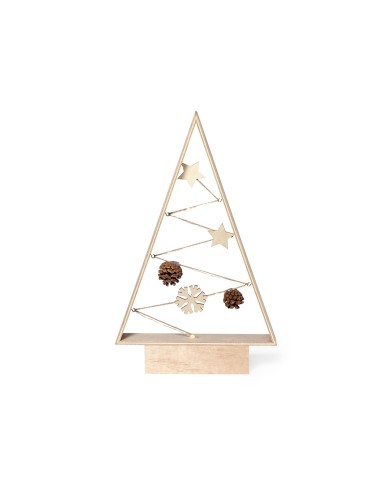 ÁRBOL NAVIDAD CON LED, FAMILIA + 2 APELLIDOS GRABADO