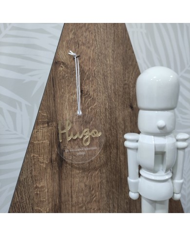 Bola de Navidad Mi primera Navidad Transparente