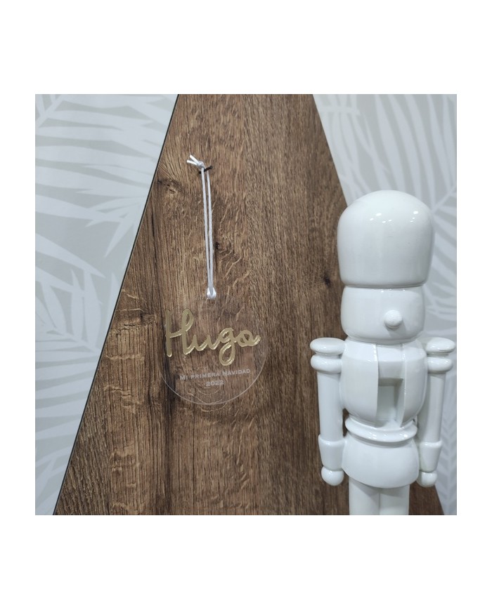 Bola de Navidad Mi primera Navidad Transparente