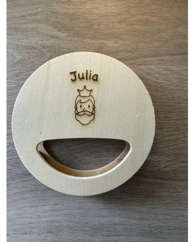 PANDERETA CON NOMBRE Y DIBUJO GRABADO