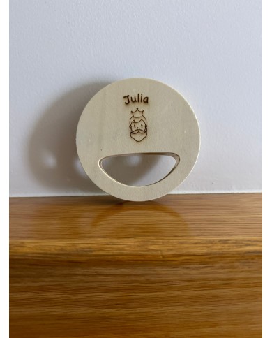 PANDERETA CON NOMBRE Y DIBUJO GRABADO