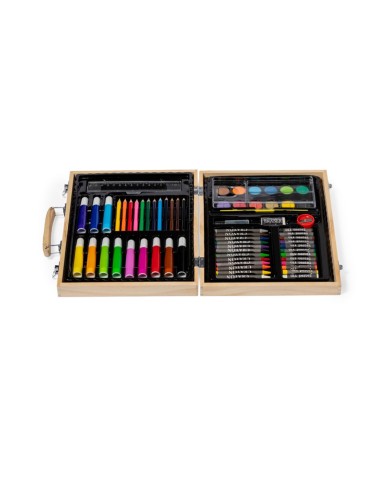 ESTUCHE MALETIN PINTURAS DE COLORES CON NOMBRE ESTUCHE MALETIN PINTURAS DE COLORES CON NOMBRE