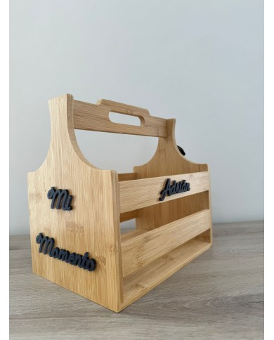 CAJA BOTELLINES O TERCIOS CON ABRIDOR METÁLICO. (1 NOMBRE) CAJA BOTELLINES O TERCIOS CON ABRIDOR METÁLICO. (1 NOMBRE)