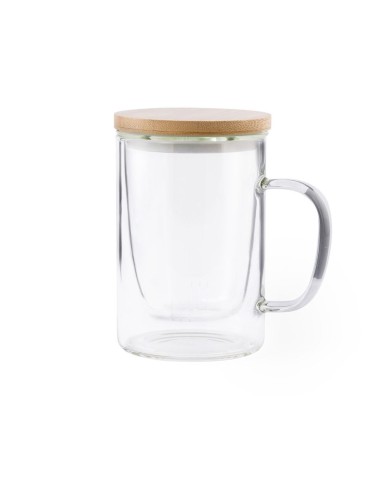 TAZA TÉ CON TAPA BAMBÚ CON NOMBRE TAZA TÉ CON TAPA BAMBÚ CON NOMBRE