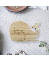 DOMINÓ CAJA MADERA CON PIEZAS BLANCAS, NOMBRE Y APELLIDO