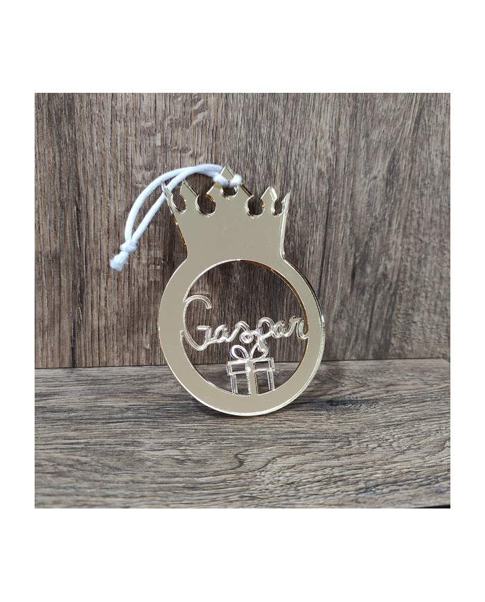 Bola de Navidad Rey Mago Melchor Gaspar o Baltasar