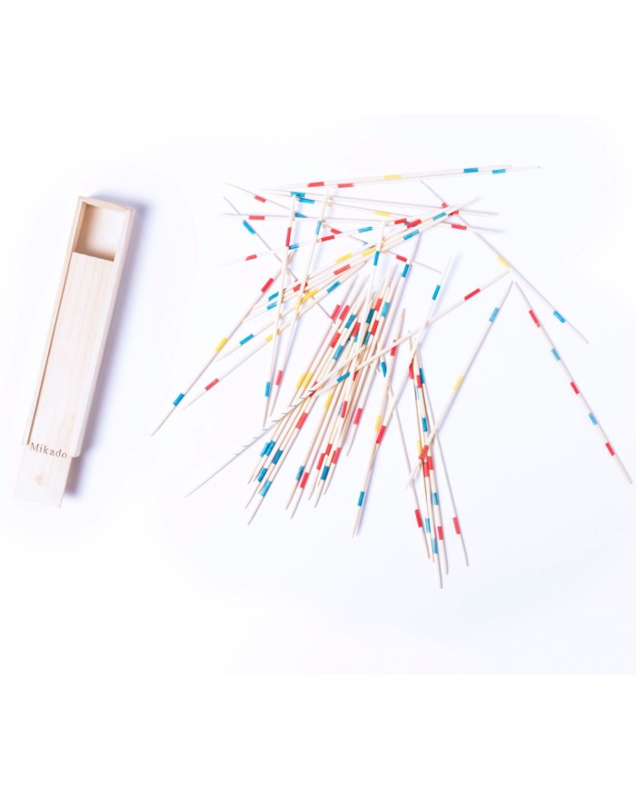 JUEGO MIKADO CON NOMBRE GRABADO