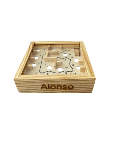 JUEGO LABERINTO CON NOMBRE GRABADO JUEGO LABERINTO CON NOMBRE GRABADO