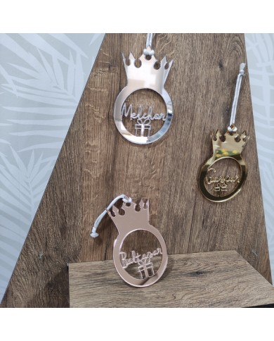 Bola de Navidad Rey Mago Melchor Gaspar o Baltasar