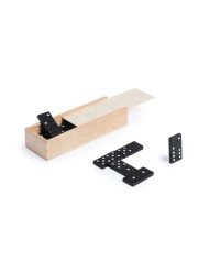 DOMINÓ PIEZAS NEGRAS CON NOMBRE Y APELLIDO GRABADO