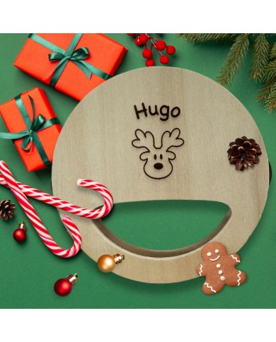 PANDERETA CON NOMBRE Y DIBUJO GRABADO