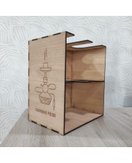 Colgador Datos Recién Nacido con Inicial en Metacrilato Espejo