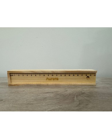 CAJA LAPICES Y REGLA CON NOMBRE CAJA LAPICES Y REGLA CON NOMBRE