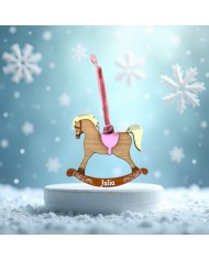 BOLA CABALLITO BALANCIN MAGICO CON NOMBRE