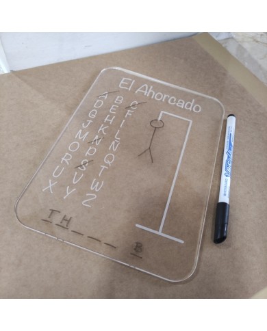 Juego El Ahorcado con Rotulador Bic Velleda Borrable Juego El Ahorcado con Rotulador Bic Velleda Borrable