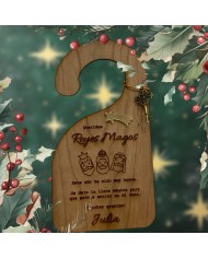 PERCHA LLAVE MÁGICA REYES MAGOS CON DOS NOMBRES