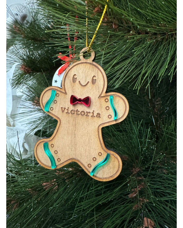 BOLA NAVIDAD MUÑECO JENGIBRE