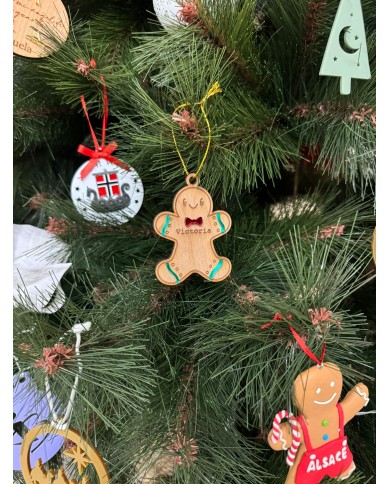 BOLA NAVIDAD MUÑECO JENGIBRE