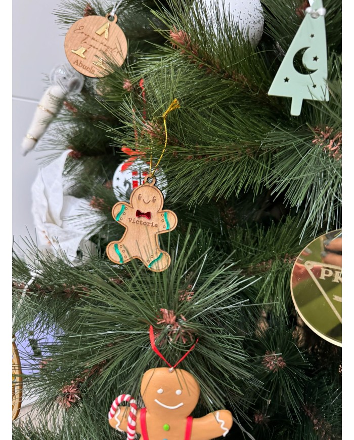 BOLA NAVIDAD MUÑECO JENGIBRE