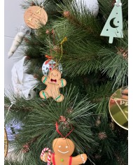 BOLA NAVIDAD MUÑECO JENGIBRE