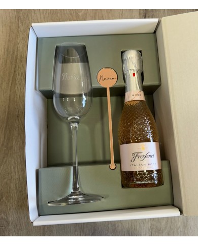 CAJA NAVIDEÑA CAVA ROSADO