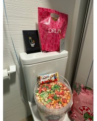 TROFEO CARTEL CUMPLE WC CON NOMBRE Y EDAD